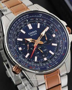 ساعت کاسیو صفحه آبی Casio MTP-SW320RG-2A