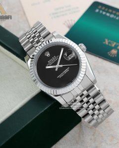 ساعت صفحه مشکی مردانه Rolex datejust Sk