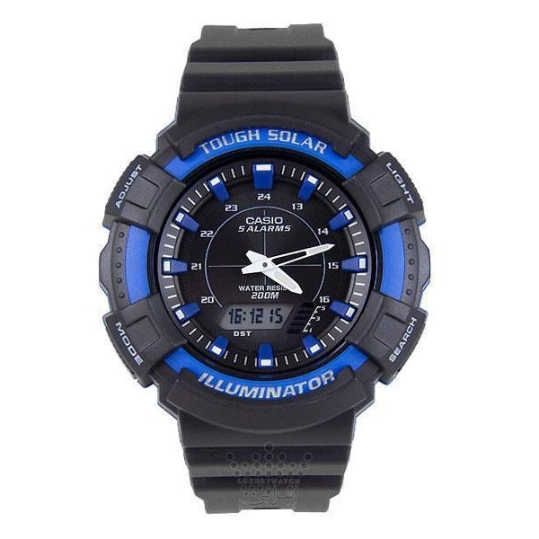 Bracelet De Montre Casio En Résine Noir AD-S800WH-2A2V - Neuf Avec étiquettes - Pour Montre Casio Unisexe