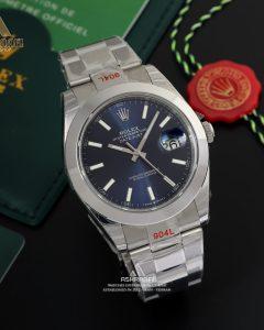 ساعت رولکس دی جاست موتور سوییس صفحه آبی Rolex-Datejust-41-SB-Z3