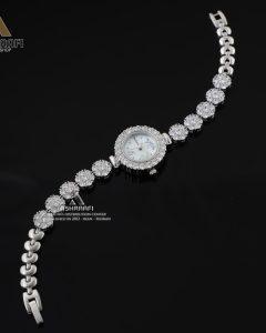 ساعت رویال کرون فول نگین قاب گرد Royal Crown 9248
