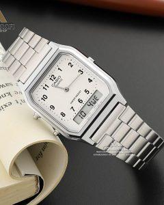 Casio-AQ-230A-7B-03 ساعت مچی انالوگ دیجیتال مدل Casio AQ-230A-7B