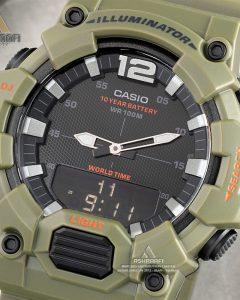 صفحه ساعت کاسیو سبز Casio HDC-700-3A2V