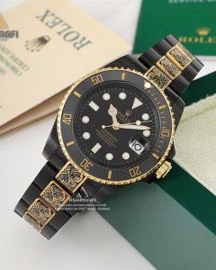 ساعت رولکس حکاکی ساب مارینر Rolex Submariner Engraved KR