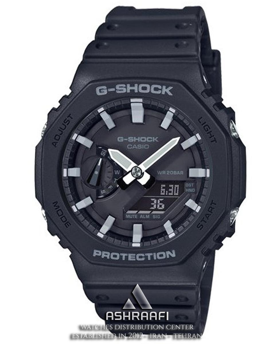 ساعت جی شاک مشکی Casio G-Shock GA-2100-1AD