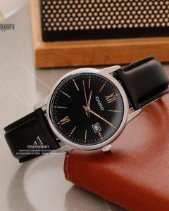 ساعت کاسیو بند چرمی MTP-V002L-1B3
