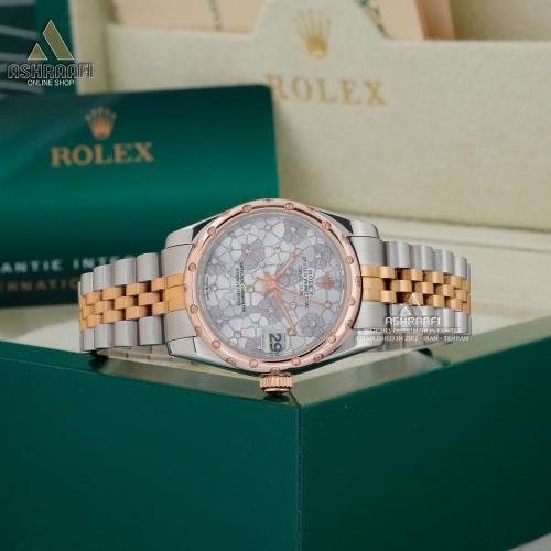 خرید ساعت زنانه رولکس نگین دار Rolex Datejust F-SR65