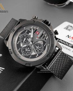 خرید ساعت نیوی فورس بند حصیری Naviforce NF9110M