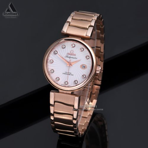 ساعت امگا صفحه سفید Omega Ladymatic DRW7