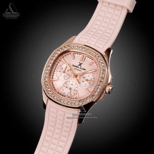 ساعت صورتی Daniel Klein مدل DK.1.13665-4