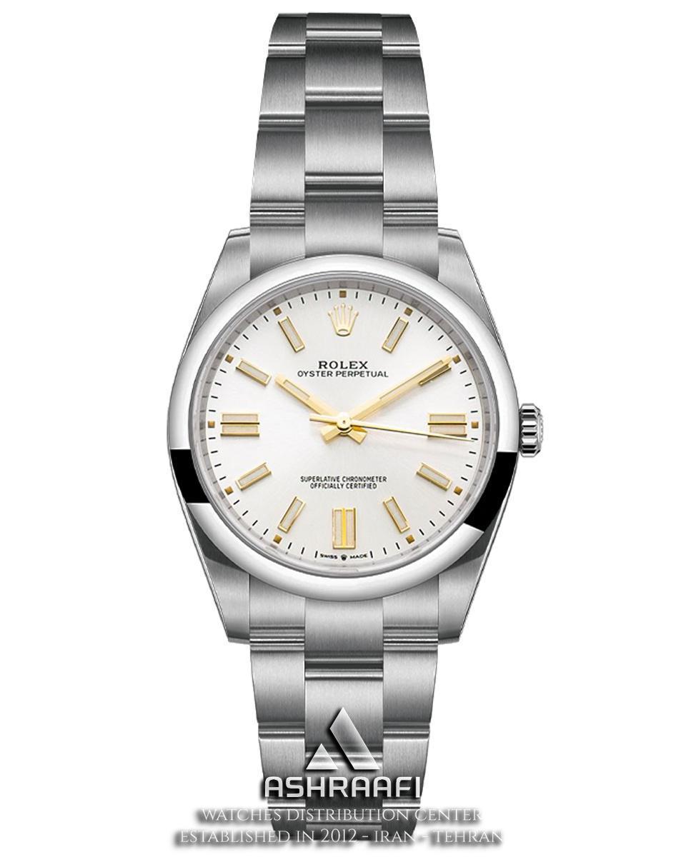 ساعت رولکس پرپچوال صفحه سفید Rolex Perpetual White 03