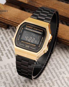 ساعت کاسیو نوستالژیک Casio A168WEGB-1B
