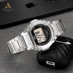 کاسیو دیجیتالی نقره ای Casio W-219HD-1AV