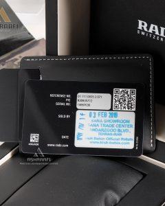 شناسنامه ساعت رادو Rado R30935712
