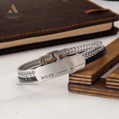 دستبند رولکس چرمی Rolex Bracelet LS1
