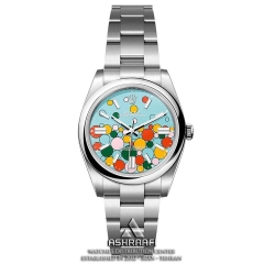 ساعت مردانه Rolex Oyster Perpetual Turquoise 01