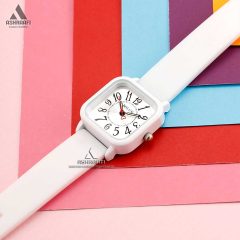 Bolun-1023RW-05 ساعت پاستیلی سفید Bolun 1023RW