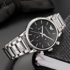 ساعت امپریو آرمانی صفحه مشکی Emporio Armani AR1853