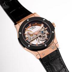 ساعت مردانه هابلوت با بند چرمی مشکی Hublot Vendome RGK1