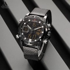 ساعت نیوی فورس بند حصیری Naviforce NF9172M