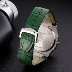 قفل پتک فیلیپ بند چرمی Patek Philippe Nautilus L-GS5