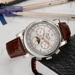 ساعت پتک فیلیپ بند چرمی Patek Philippe S2766G-BrSW97