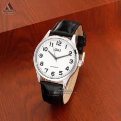 ساعت کیو اند کیو بند چرمی Q&Q Q59A-001PY