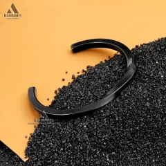 دستبند مینیمال مردانه Black Braceles M02
