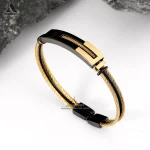 دستبند کابلی مردانه Cable Bracelet GK02