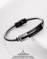 دستبند کلاسیک مردانه Cable Bracelet SK02