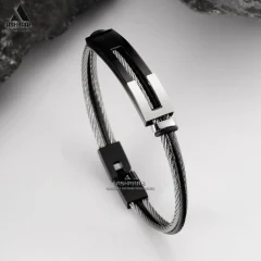 دستبند ساده مردانه