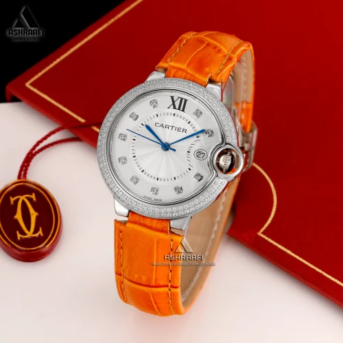 ساعت کارتیه نگین دار Cartier Ballon Bleu DOS18