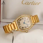 ساعت کارتیه نگین دار Cartier Diamond G77