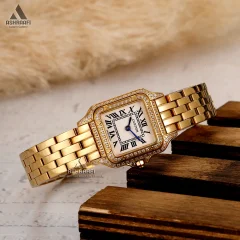 ساعت کارتیه پنتر طلایی Cartier Panthere S-64X GWD