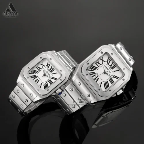 ساعت ست کارتیه سانتوس Cartier Santos 100-SS