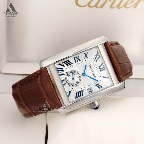ساعت مردانه کارتیه Cartier Tank Americaine LB32