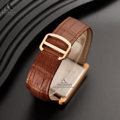 قفل و بند ساعت مردانه کارتیه Cartier Tank DB1