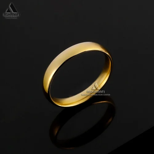 انگشتر رینگ طلایی Gold Steel Ring