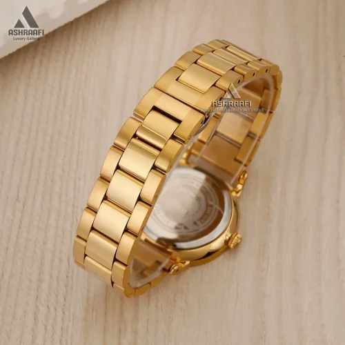 ساعت گوچی بند استیل طلایی