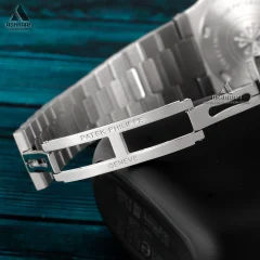 قفل پتک فیلیپ استیل Patek Philippe Nautilus Green 03