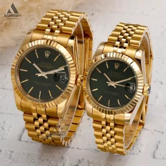 Rolex DateJust GG1-03 دیت جاست ست طلایی