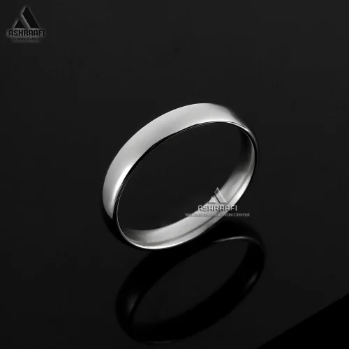 انگشتر رینگ نقره‌ای Steel Ring 01