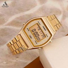 Casio-B640WGG-9-03 کاسیو طلایی زنانه Casio B640WGG-9