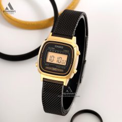 ساعت کاسیو نوستالژی بند حصیری Casio LA670WEMB-1D