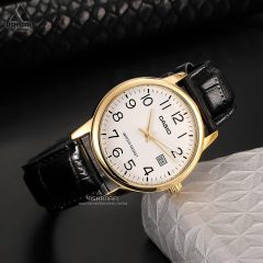 ساعت اصل بند چرمی Casio MTP-V002GL-