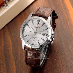 ساعت کاسیو بند چرمی Casio MTP-V004L-7C