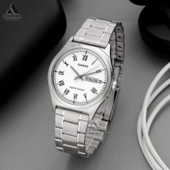 ساعت کاسیو نقره‌ای Casio MTP-V006D-7B