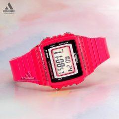 درب پشت ساعت کاسیو صورتی Casio W-215H-4AV