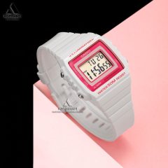 کاسیو سفید صورتی Casio W-215H-7A2