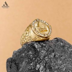 انگشتر تاج دار مردانه Crown Ring G01